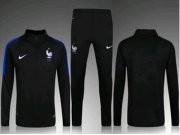 Wholesale Cheap France Black Soccer Suit