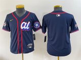 Cheap Women's American League Houston Astros Blank Navy 2025 All-Star Edition Limited Stitched Baseball Jersey(Run Small)