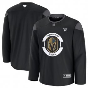 Men\'s Vegas Golden Knights Black 2024-25 Team Practice Stitched Hockey Jersey