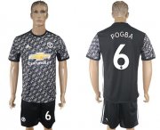 Wholesale Cheap Manchester United #6 Pogba Black Soccer Club Jersey
