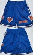 Cheap Men's New Yok Knicks Royal Shorts (Run Small)