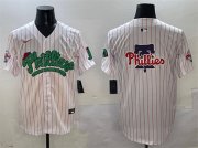 Cheap Mens Philadelphia Phillies Team Big Logo White Phanatic Limited Stitched Jersey