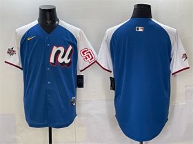Men\'s National League San Diego Padres Blank Blue Alternate 2025 All-Star Edition Limited Stitched Baseball Jersey Cheap Wholesale