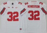 Cheap Men's Ohio State Buckeyes #32 TreVeyon Henderson White 2025 F.U.S.E. Limited Stitched Jersey