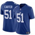 Cheap Men's New York Giants #51 Abdul Carter Blue 2025 Draft F.U.S.E. Vapor Untouchable Limited Football Stitched Jersey