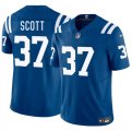 Men's Indianapolis Colts #37 Daniel Scott Blue 2025 F.U.S.E. Vapor Limited Football Stitched Jersey Cheap