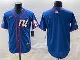 Cheap Men's National League San Diego Padres Blank Blue 2025 All-Star Edition Limited Stitched Baseball Jersey