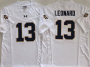 Cheap Men's Notre Dame Fighting Irish #13 Riley Leonard White 2024 F.U.S.E. Limited Stitched Jersey