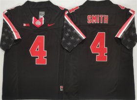 Men\'s Ohio State Buckeyes #4 Jeremiah Smith Black 2025 F.U.S.E. Limited Stitched Jersey Cheap Wholesale