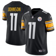 Cheap Men's Pittsburgh Steelers #11 Brandon Johnson Black 2025 Vapor Untouchable Football Stitched Jersey