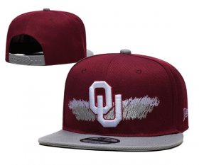 Oklahoma Sooners Stitched Snapback Hats 004 Cheap Wholesale