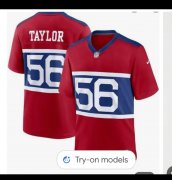 Men's New York Giants #56 Lawrence Taylor Century Red Alternate Vapor Limited Football Stitched Jersey Cheap