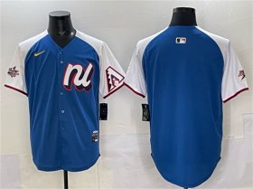 Men\'s National League Arizona Diamondbacks Blank Blue Alternate 2025 All-Star Edition Limited Stitched Baseball Jersey Cheap Wholesale