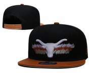 Texas Longhorns Stitched Snapback Hats 004 Cheap Wholesale