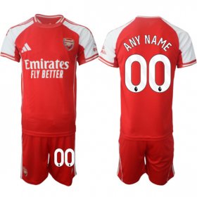 Men\'s Arsenal F.C Custom Red 2025 Home Soccer Jersey Suit Cheap