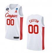 Men's Houston Cougars Active Player Custom White Final Four Classic Stitched Jersey Cheap Wholesale