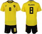 Wholesale Cheap Belgium #8 Fellaini Away Soccer Country Jersey
