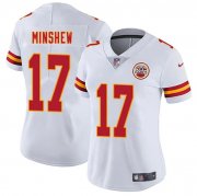 Women's Kansas City Chiefs #17 Gardner Minshew White 2025 Vapor Untouchable Limited Stitched Jersey(Run Small) Cheap Wholesale