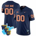 Men's West Virginia Mountaineers ACTIVE PLAYER Custom Navy F.U.S.E. 1965-2025 Throwback Stitched Jersey Cheap Wholesale