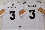 Cheap Men's Iowa Hawkeyes #3 Cooper DeJean White F.U.S.E. Stitched Jersey