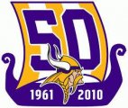 Wholesale Cheap Stitched Minnesota Vikings 50th Anniversary Jersey Patch