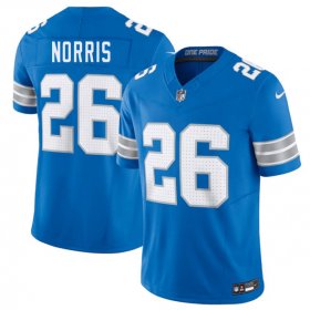 Cheap Men\'s Detroit Lions #26 Morice Norris Blue 2025 F.U.S.E. Vapor Limited Football Stitched Jersey