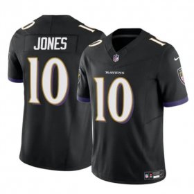 Cheap Men\'s Baltimore Ravens #10 Emory Jones Black 2023 F.U.S.E Vapor Limited Football Jersey