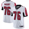 Wholesale Cheap Nike Falcons #76 Kaleb McGary White Men's Stitched NFL Vapor Untouchable Limited Jersey