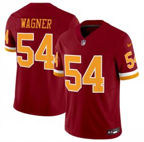 Men\'s Washington Commanders #54 Bobby Wagner Burgundy 2025 F.U.S.E. Throwback Limited Football Stitched Jersey Cheap Wholesale