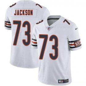 Men\'s Chicago Bears #73 Jonah Jackson White 2025 Vapor Football Stitched Jersey Cheap