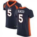 Wholesale Cheap Nike Broncos #5 Joe Flacco Navy Blue Alternate Men's Stitched NFL Vapor Untouchable Elite Jersey