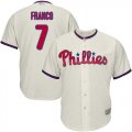 Wholesale Cheap Phillies #7 Maikel Franco Cream Cool Base Stitched Youth MLB Jersey