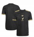 Cheap Men's Mexico Blank Black Gold 2025 Soccer Jersey