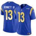 Men's Los Angeles Rams #13 Stetson Bennett IV Blue 2024 F.U.S.E. Vapor Untouchable Football Stitched Jersey Cheap Wholesale