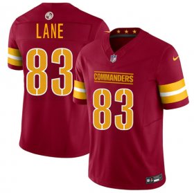 Cheap Men\'s Washington Commanders #83 Jaylin Lane Burgundy 2025 Draft F.U.S.E. Vapor Limited Football Stitched Jersey