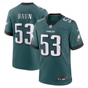 Cheap Men\'s Philadelphia Eagles #53 Zack Baun Green Vapor Limited Jersey