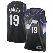 Cheap Men's Utah Jazz #19 Ace Bailey Black 2024-25 Draft Statement Edition Stitched Basketball Jersey