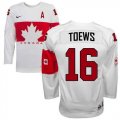 Wholesale Cheap Olympic 2014 CA. #16 Jonathan Toews White Stitched NHL Jersey