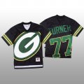 Wholesale Cheap NFL Green Bay Packers #77 Billy Turner Black Men's Mitchell & Nell Big Face Fashion Limited NFL Jersey