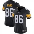 Wholesale Cheap Nike Steelers #86 Hines Ward Black Alternate Women's Stitched NFL Vapor Untouchable Limited Jersey
