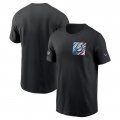 Wholesale Cheap Men's Washington Commanders Black 2023 Crucial Catch Sideline Tri-Blend T-Shirt