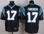 Wholesale Cheap Nike Panthers #17 Devin Funchess Black Team Color Men's Stitched NFL Elite Jersey