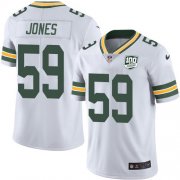 Wholesale Cheap Nike Packers #59 Markus Jones White Men's 100th Season Stitched NFL Vapor Untouchable Limited Jersey