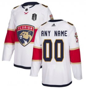 Wholesale Cheap Men\'s Florida Panthers Active Player Custom White 2023 Stanley Cup Final Stitched Jersey