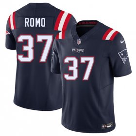 Men\'s New England Patriots #37 Parker Romo Navy 2025 F.U.S.E. Vapor Limited Football Stitched Jersey Cheap