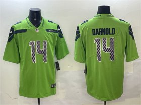 Men\'s Seattle Seahawks #14 Sam Darnold Green 2025 Vapor Limited Football Stitched Jersey Cheap