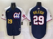 Men's American League #29 Cal Raleigh Navy Alternate 2025 All-Star Edition Limited Stitched Baseball Jersey Cheap Wholesale