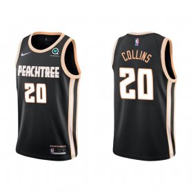 Wholesale Cheap Men\'s Atlanta Hawks #20 John Collins 2019-20 City Black Jersey