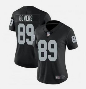 Women\'s Las Vegas Raiders #52 Elandon Roberts Black 2025 Vapor Untouchable Limited Football Stitched Jersey(Run Small) Cheap Wholesale
