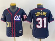 Cheap Youth American League #31 Riley Greene Navy 2025 All-Star Edition Limited Stitched Baseball Jersey